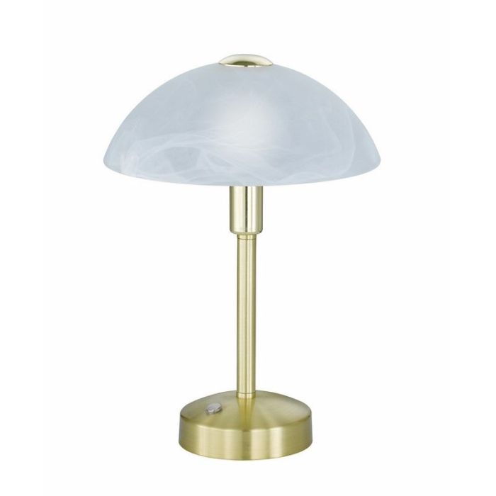 Mässing bibliotekslampa klassisk, Notaris, 4W, 3000K LED, med brytare