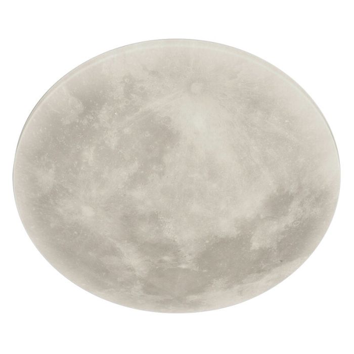 Vit plafond modern, Fly, 22W, 3000K LED, met fjärrkontroll