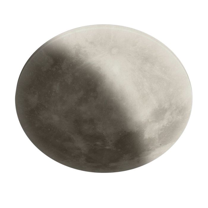 Vit plafond modern, Fly, 22W, 3000K LED, met fjärrkontroll