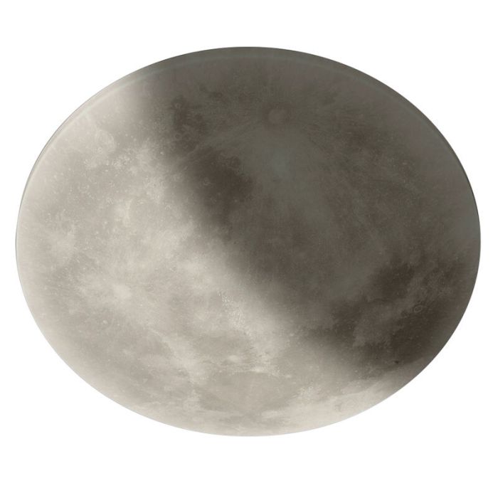 Vit plafond modern, Fly, 22W, 3000K LED, met fjärrkontroll