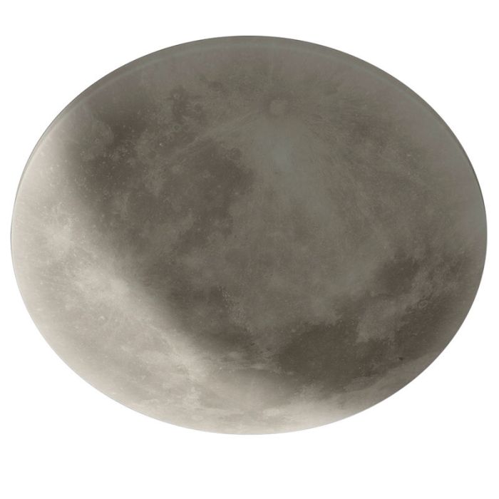Vit plafond modern, Fly, 22W, 3000K LED, met fjärrkontroll