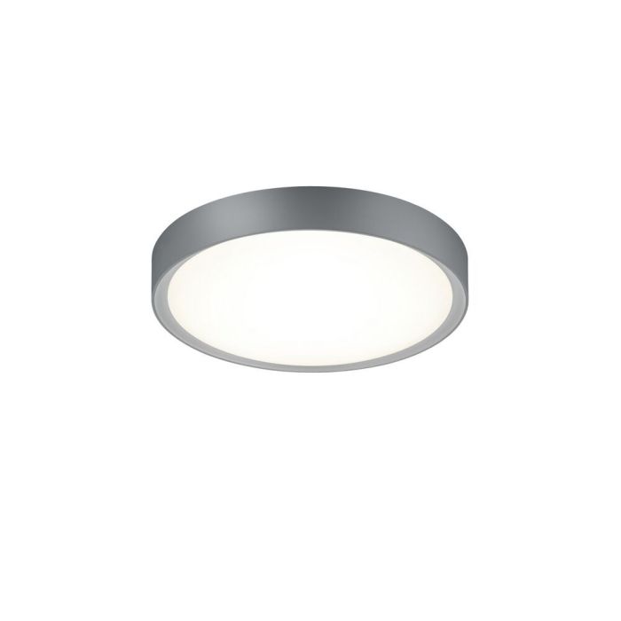 Silver taklampa badrum plast, Evelina, 18W, 3000K LED, IP44