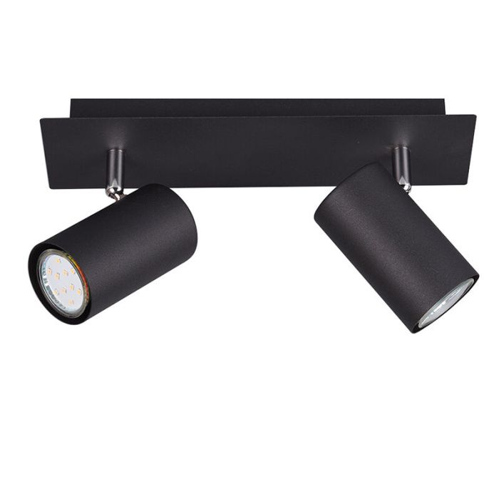 Svart spotlight tak modern, Kaso