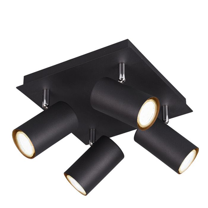 Svart spotlight tak modern, Kaso