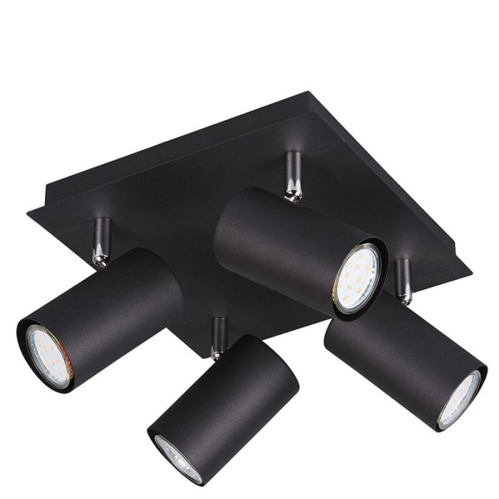 Svart spotlight tak modern, Kaso