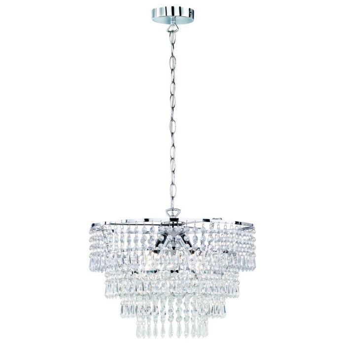 Krom fönsterlampa design, Allison