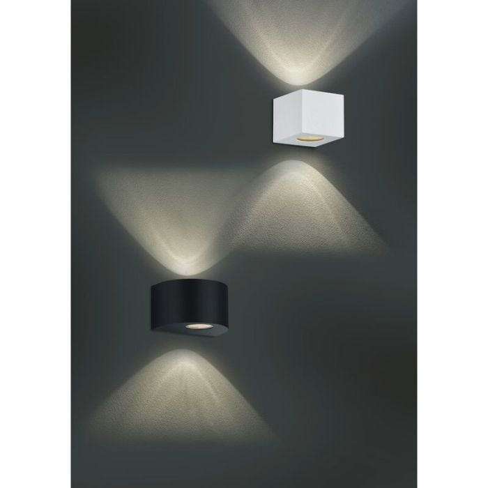 Vit utelampa design, Sandby, 2W, 3000K LED, IP44