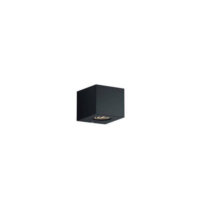 Svart utelampa design, Sandby, 2W, 3000K LED, IP44