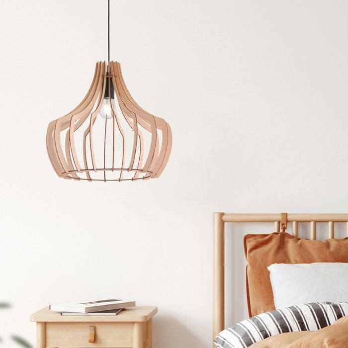 Rustik fönsterlampa trä, Valenthina