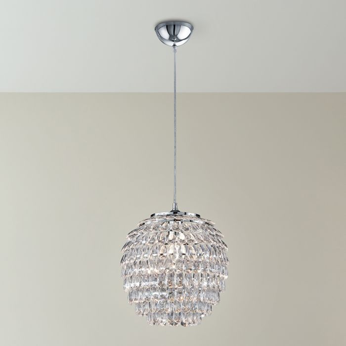 Krom fönsterlampa retro, Ilse