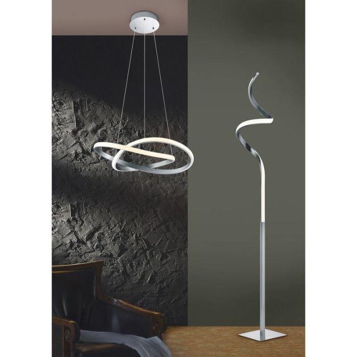 Nickel fönsterlampa modern, Aby, 27W, 3000K LED