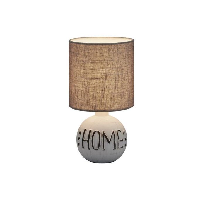 Keramik bordslampa vit, Mosh, med brytare