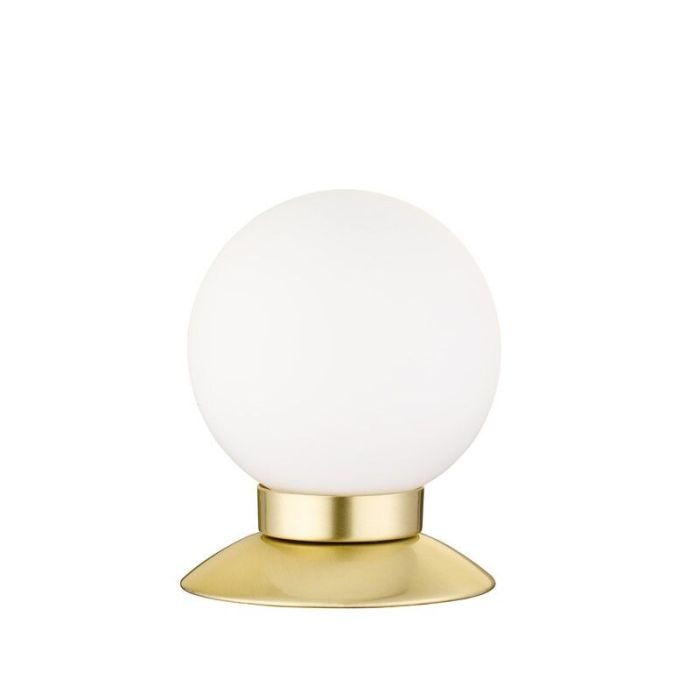 Mässing bordslampa modern, Nolan, 3W, 3000K LED, med brytare