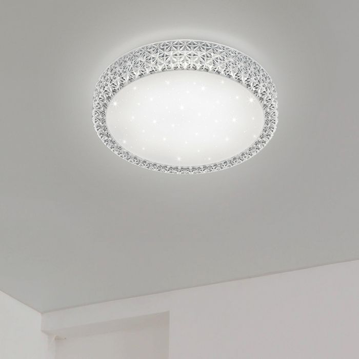 Vit plafond klassisk, Valentina, 21W, 3000K LED