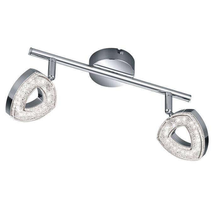 Krom vägglampa modern, Vayannah, 4,5W, 3000K LED