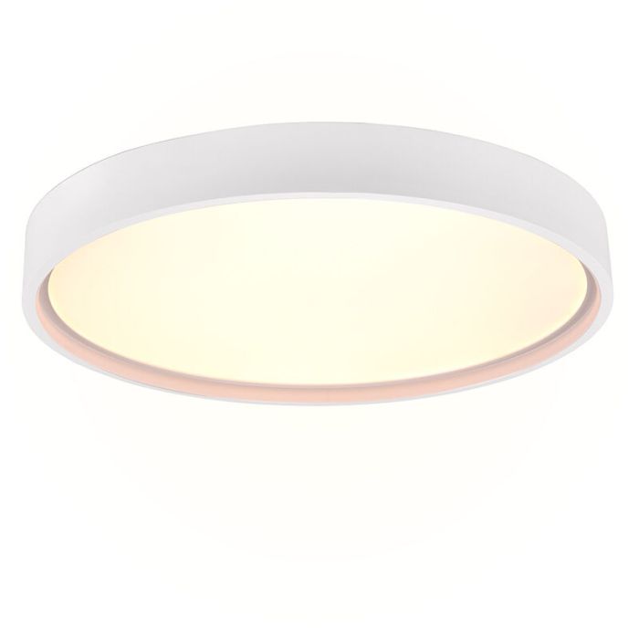 Vit plafond modern, Destin, 29W, varm till kall vit justerbar LED