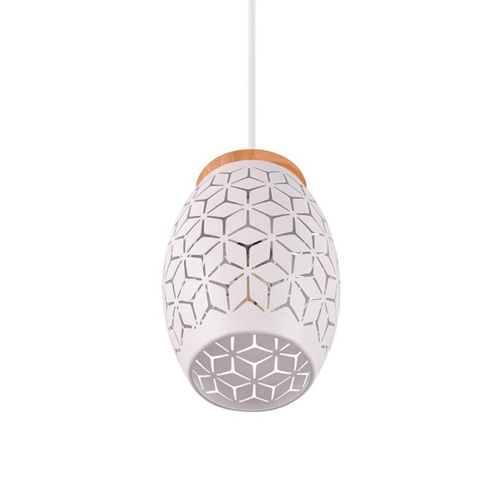 Vit fönsterlampa modern, Delana