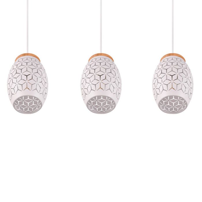 Vit fönsterlampa modern, Delana