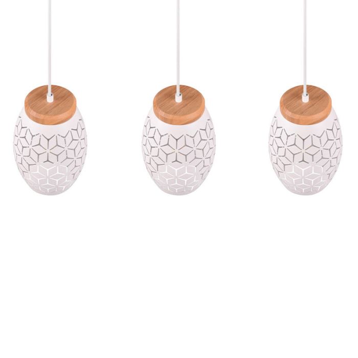Vit fönsterlampa modern, Delana