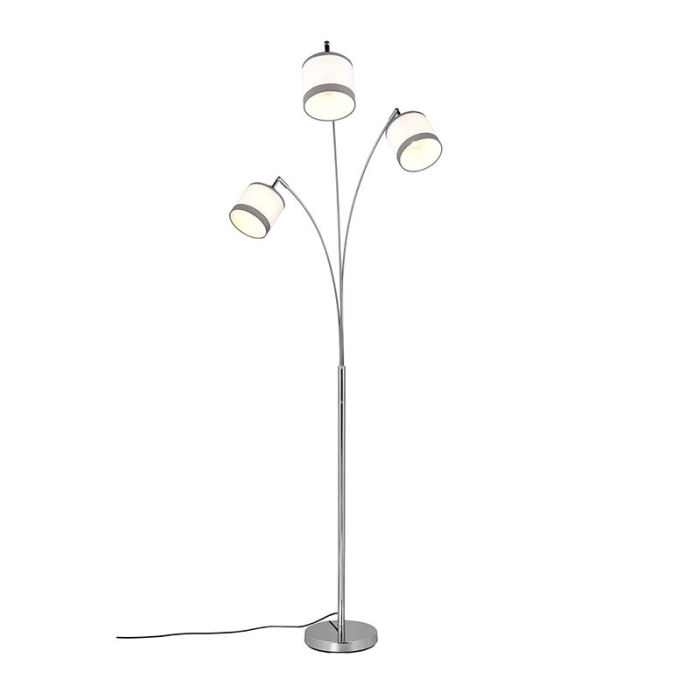 Vit båglampa modern, Denley, med brytare