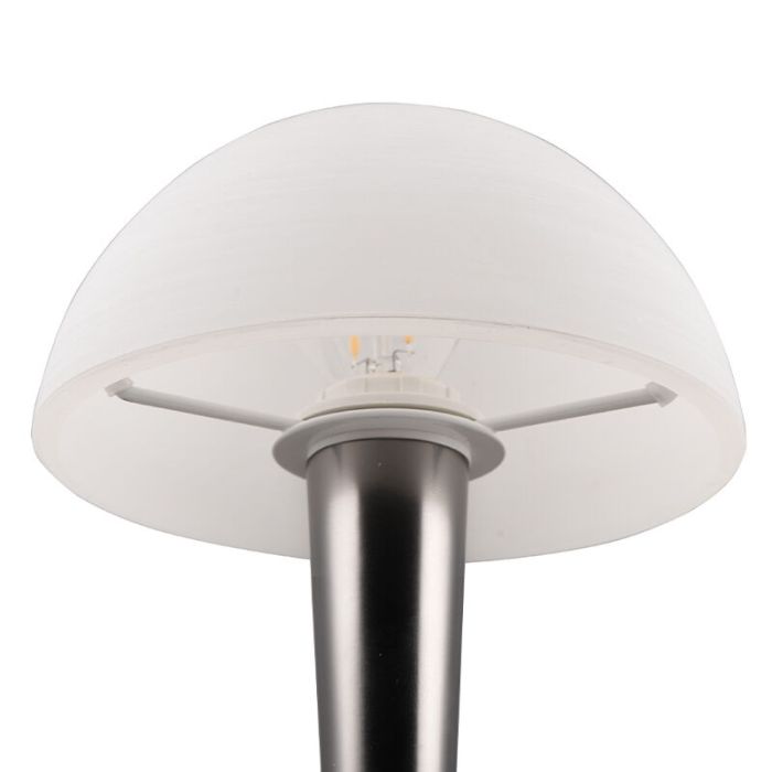 Svart bordslampa modern, Delila, med beröringsdimmer