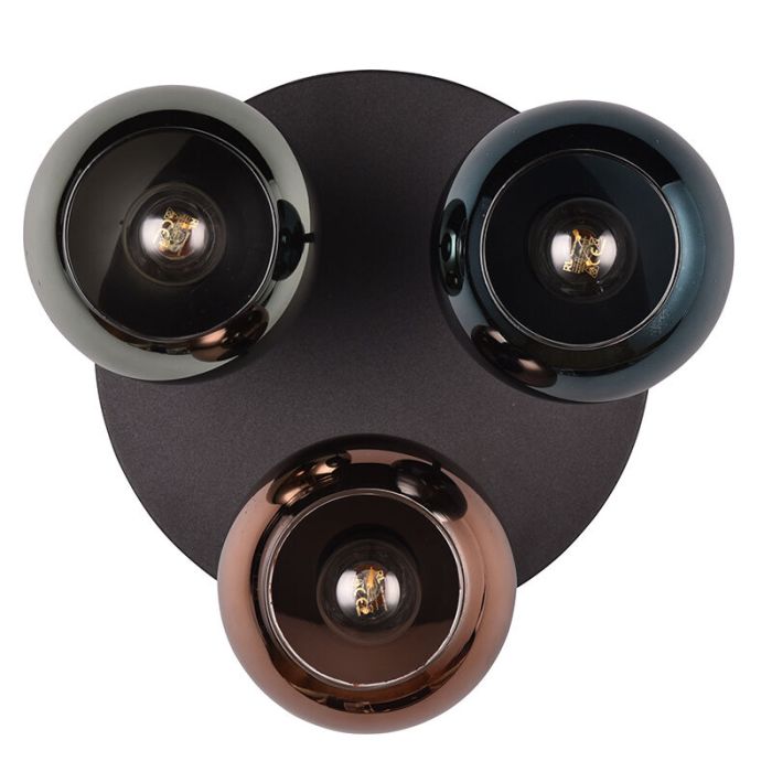 Flerfärgad taklampa design, Glenda