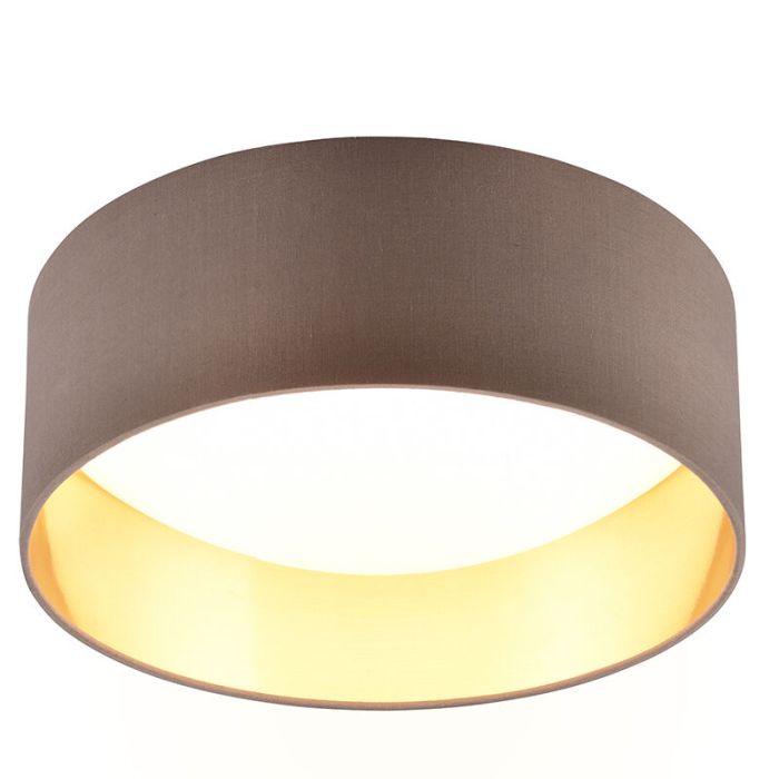 Taupe plafond modern, Erdi, 12W, 3000K LED