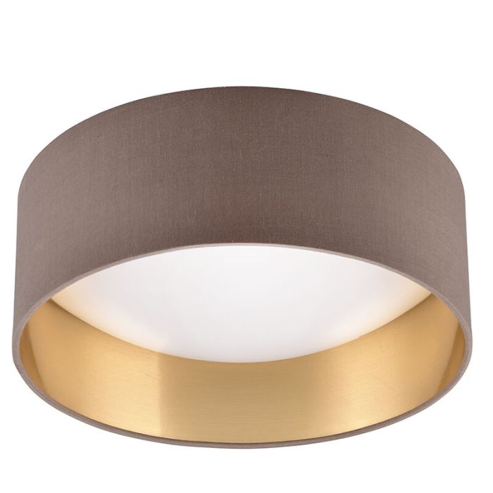 Taupe plafond modern, Erdi, 12W, 3000K LED