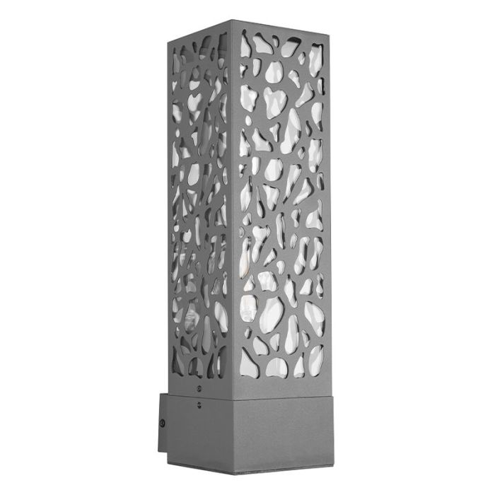 Antracit utelampa modern, Tobias, IP44