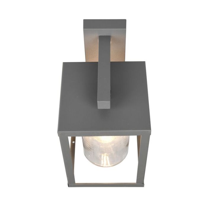 Antracit utomhus vägglampa med rörelsesensor modern, Reini, IP44