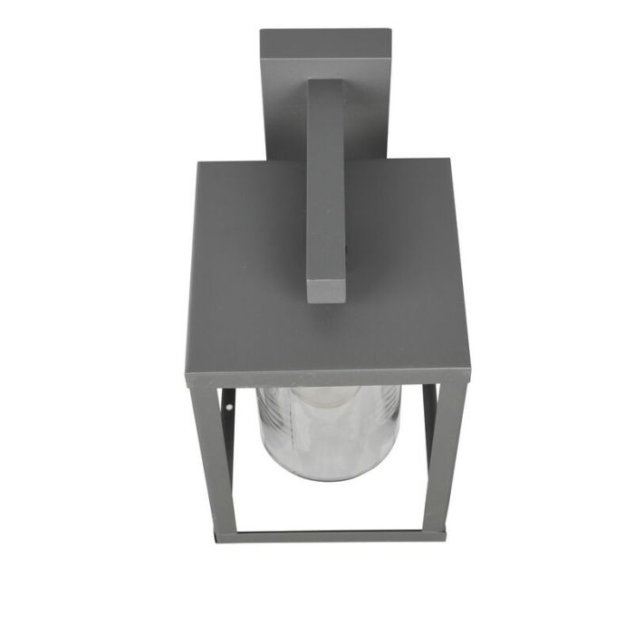 Antracit utomhus vägglampa med rörelsesensor modern, Reini, IP44