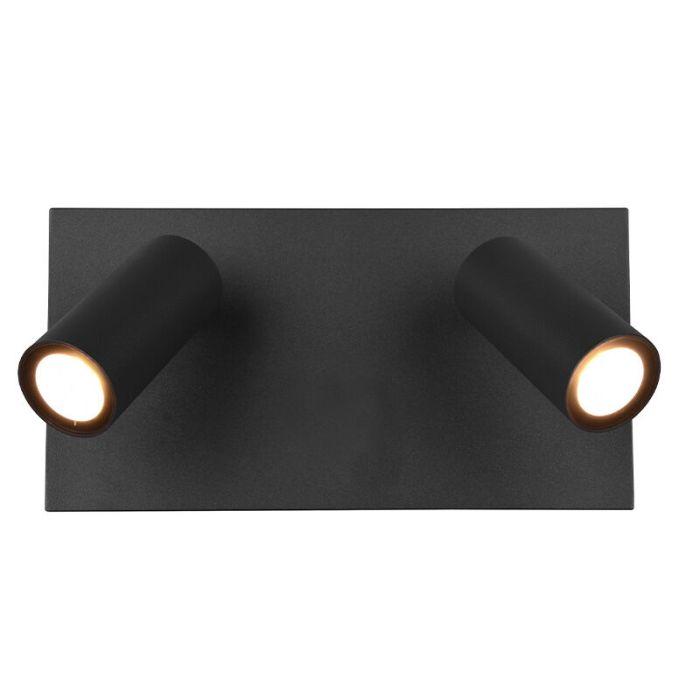Antracit utelampa modern, Rufus, 3W, 3000K LED, IP54