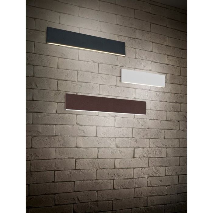 Antracit up down vägglampa modern, Coscon, 9W, 3000K LED