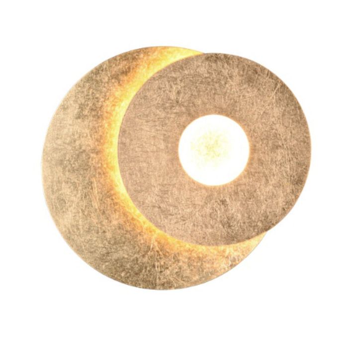 Guld vägglampa design, Ting, 6W, 3000K LED