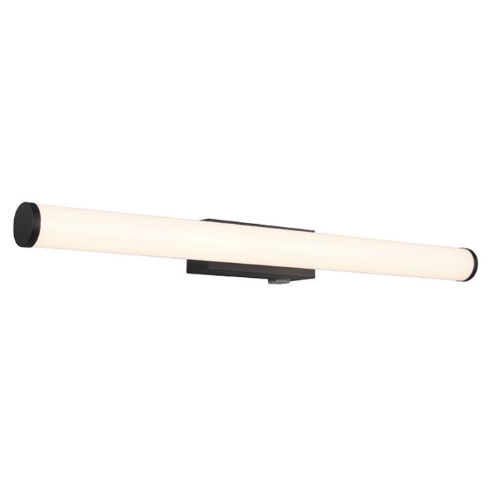 Svart badrumslampa vägg modern, Staby, 6,5W, 3000K LED, IP44