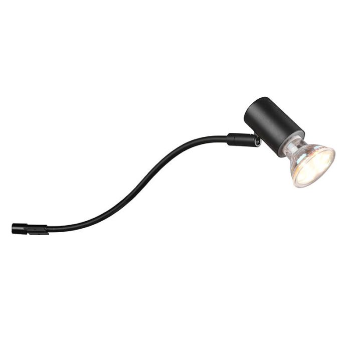 Svart badrumslampa vägg modern, Martika, IP44