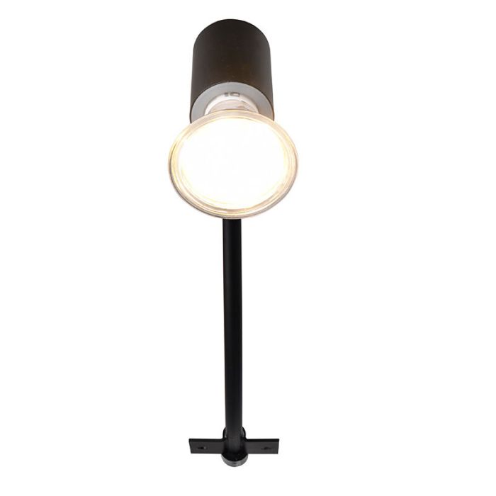 Svart badrumslampa vägg modern, Martika, IP44