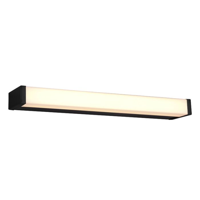 Svart badrumslampa vägg modern, Celesta, 6W, 3000K LED, IP44