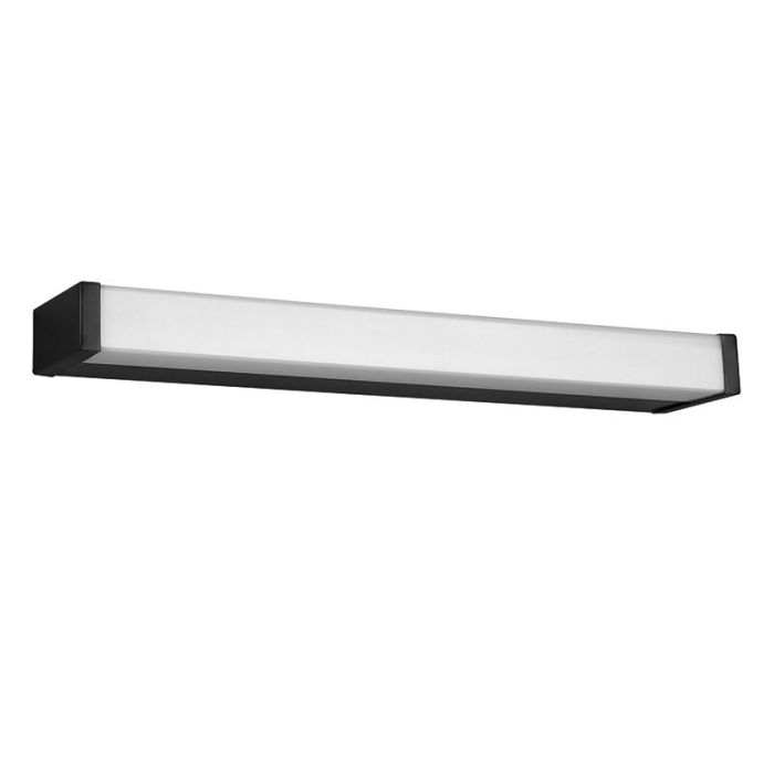 Svart badrumslampa vägg modern, Celesta, 6W, 3000K LED, IP44
