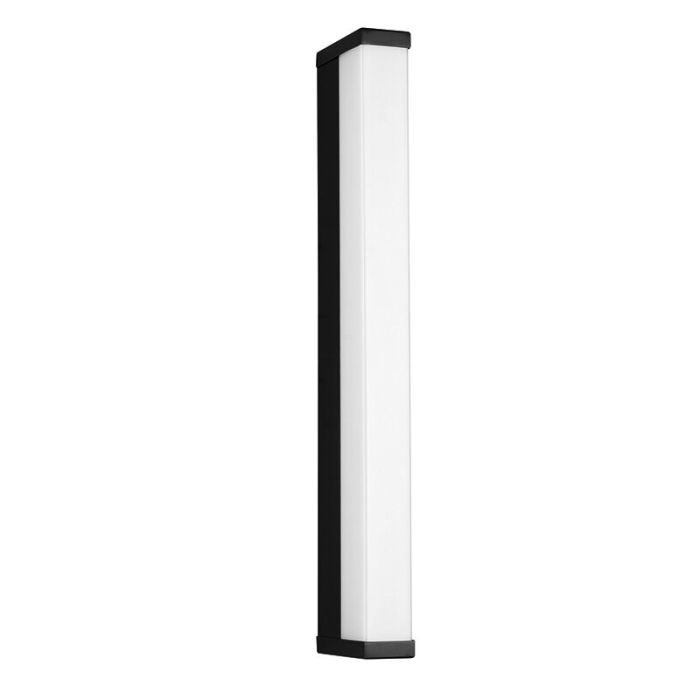 Svart badrumslampa vägg modern, Celesta, 6W, 3000K LED, IP44