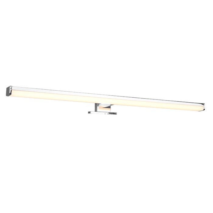 Krom vägglampa modern, Celal, 11,5W, 3000K LED, IP44