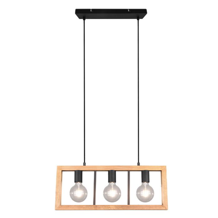 Svart fönsterlampa vintage, Rafiq