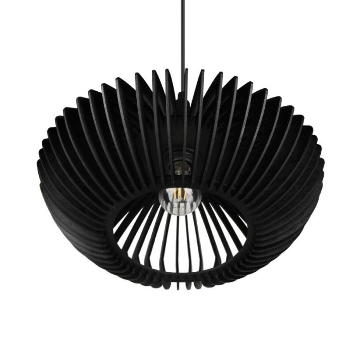 Trä fönsterlampa svart, Mirjan