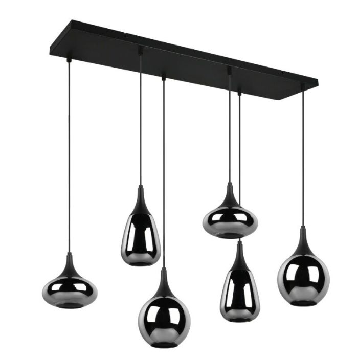 Svart fönsterlampa design, Sybren