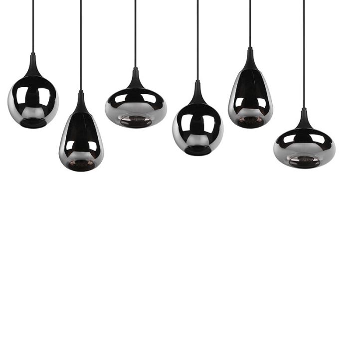 Svart fönsterlampa design, Sybren