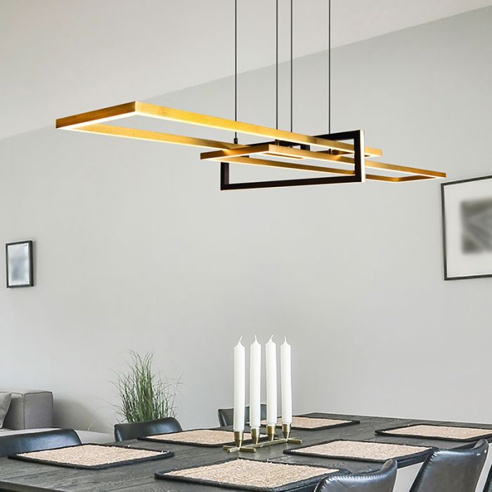 Mässing fönsterlampa modern, Hatun, 34W, 3000K LED