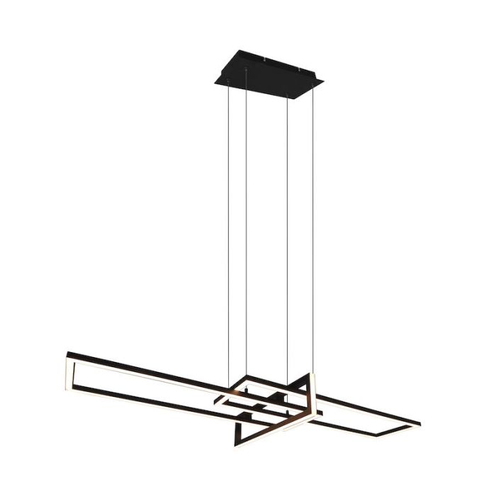 Svart fönsterlampa modern, Hatun, 34W, 3000K LED