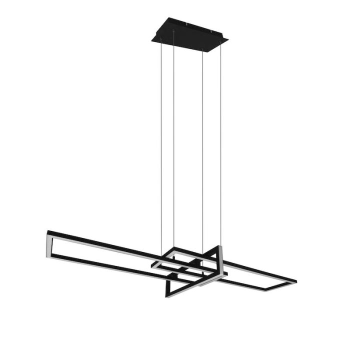 Svart fönsterlampa modern, Hatun, 34W, 3000K LED