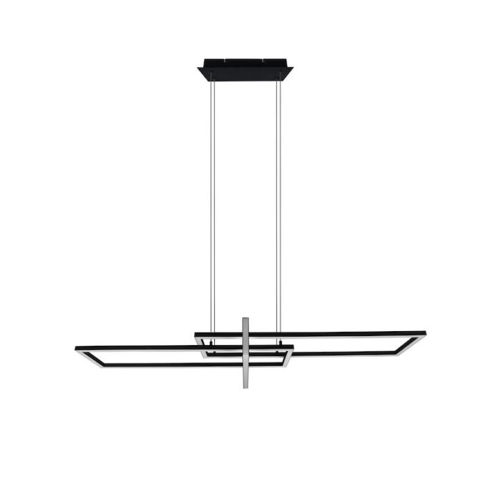 Svart fönsterlampa modern, Hatun, 34W, 3000K LED