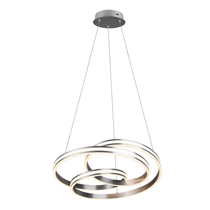 Nickel fönsterlampa modern, Elyse, 60W, justerbar ljusfärg LED